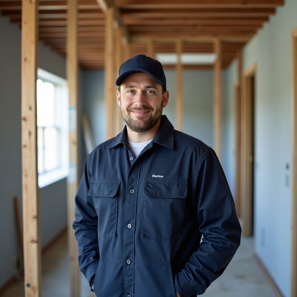 Commercial plumbing rough-in during an office buildout in Suffolk County